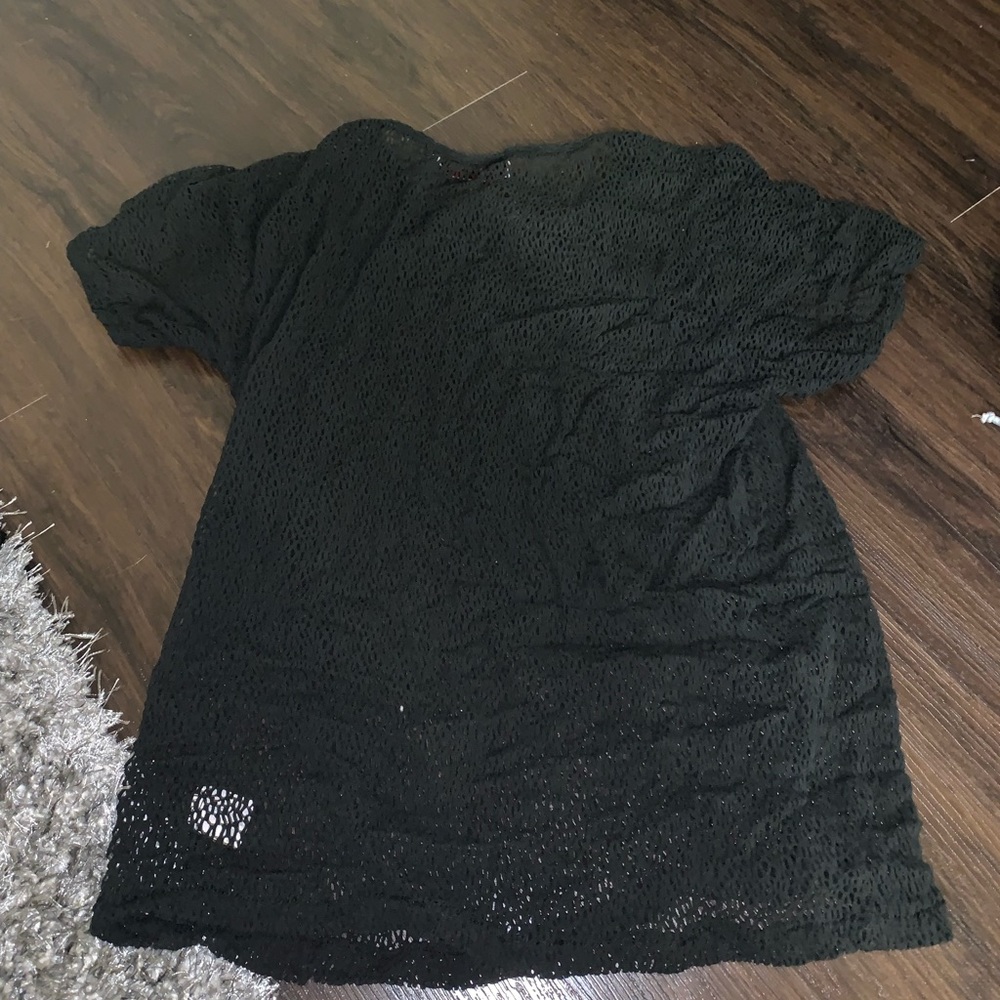 Mesh swim cover up